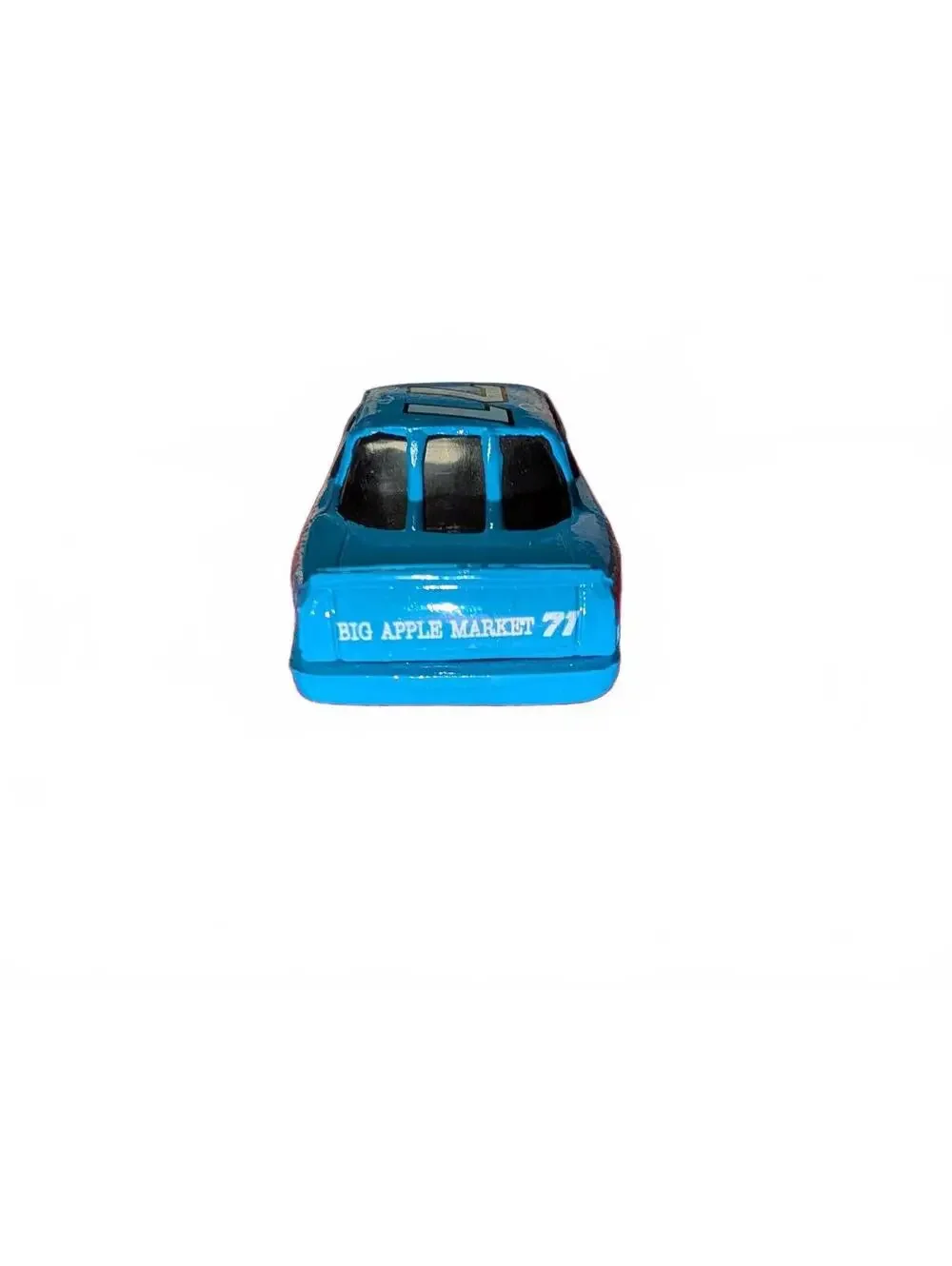 1990 Racing Champions Inc. Big Apple Market #71 Blue Diecast Race Car